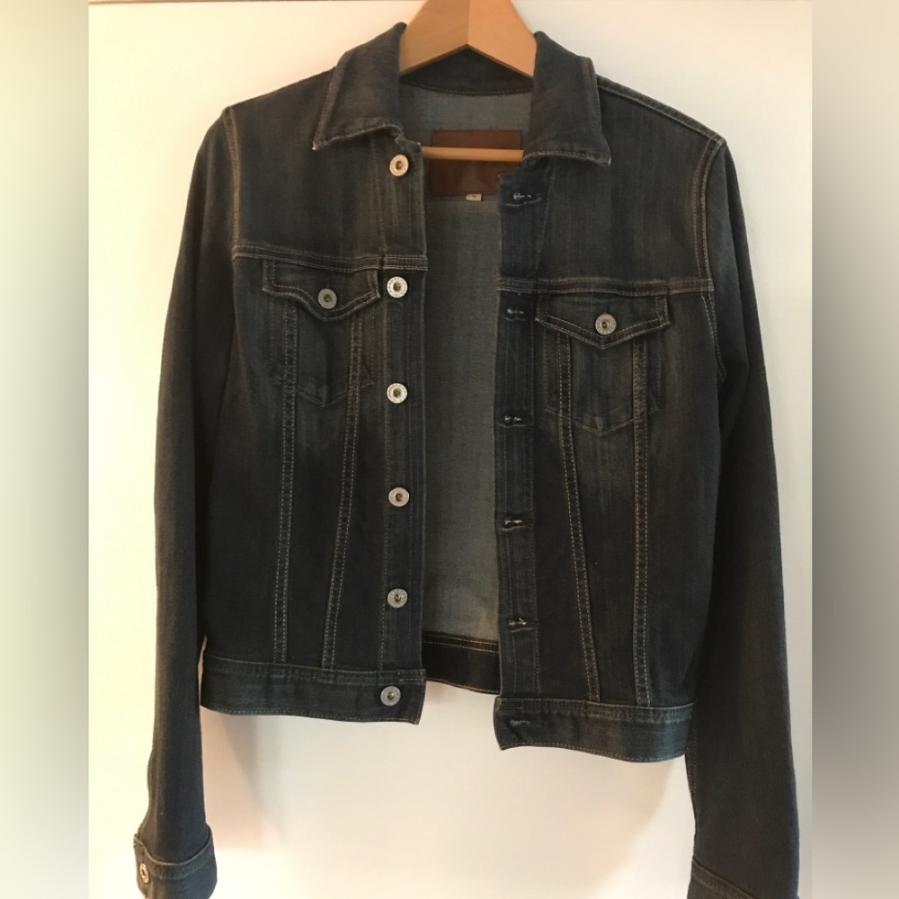 AG Dark Wash Denim Jacket Size M - fits more like a small